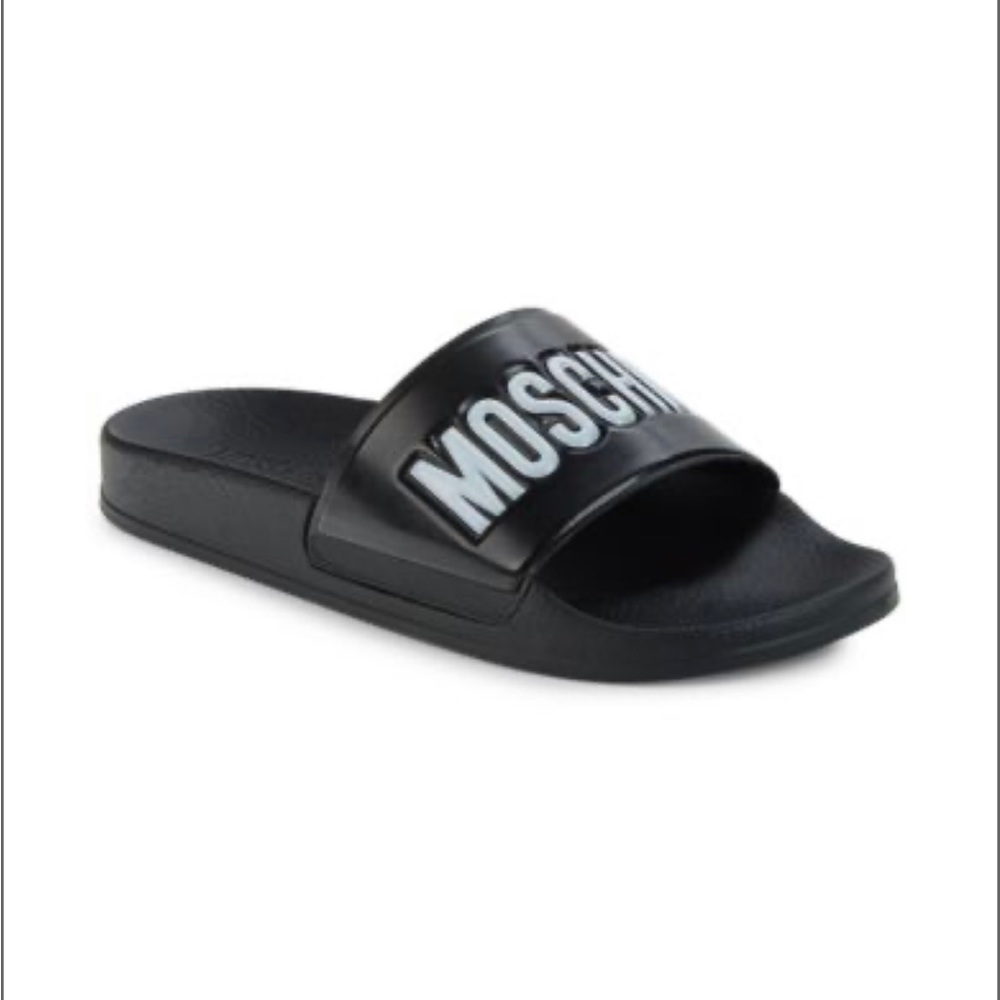 Moschino POOL SLIDERS WITH LOGO